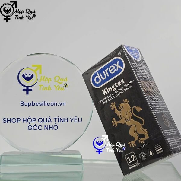  Bao cao su Durex Kingtex hộp lớn 12 cái 