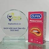  Bao cao su Durex Pleasure Max có gân nổi hộp 12 cái 