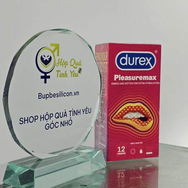  Bao cao su Durex Pleasure Max có gân nổi hộp 12 cái 
