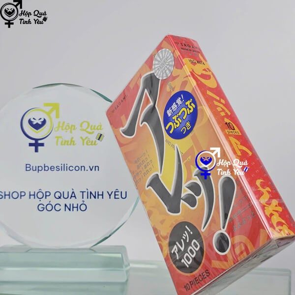  Bao cao su gân siêu mỏng Sagami chính hãng hộp 10 