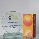  Bao cao su Mingliu siêu mỏng có đường gân hộp 10 cái 