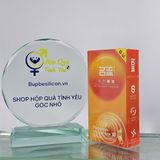  Bao cao su Mingliu siêu mỏng có đường gân hộp 10 cái 