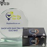  Bao cao su Wisdom 001 Black siêu mỏng nóng lạnh hộp 10 cái 