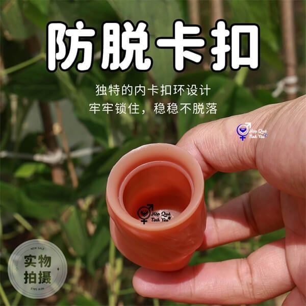  Bao đôn dên có gai mềm gân nổi silicon cao cấp màu da thật n2 