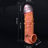  Bao đôn dên có gai mềm gân nổi silicon cao cấp màu da thật n3 