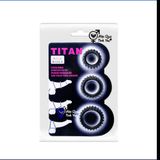  Bộ 3 vòng đeo dương vật Titan chống xuất tinh sớm cho nam 