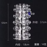  Bộ bao cao su đôn dên khúc giữa gai cho nam vỉ 6 cái 