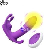  Bướm dương vật kích thích điểm G giả rung không dây điều khiển từ xa 