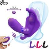  Bướm dương vật kích thích điểm G giả rung không dây điều khiển từ xa 