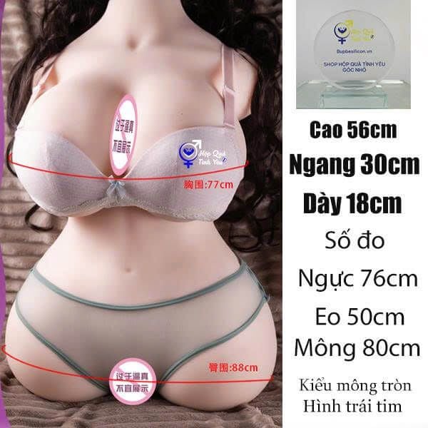 Búp bê tình dục bán thân mông tròn hình trái tim 13kg 