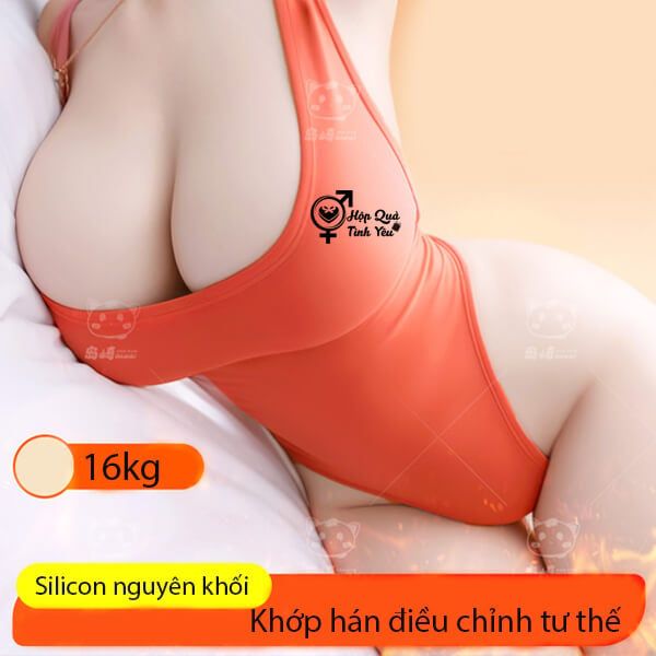  Búp bê tình dục bán thân vú to khuôn xương điều chỉnh được 16kg 