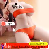  Búp bê tình dục bán thân vú to khuôn xương điều chỉnh được 16kg 