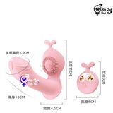  Chíp rung tình yêu Lilo hình dương vật tai thỏ điều khiển từ xa 