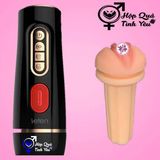  Cốc hình âm đạo giả leten rung co bóp bú mút dương vật 