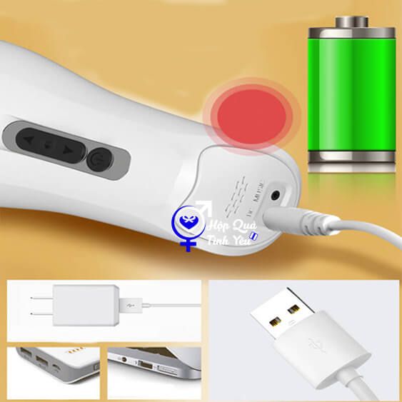  Cốc thủ dâm cầm tay có rung rên giá rẻ dùng sạc 5d 