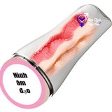  Cốc thủ dâm cầm tay có rung rên giá rẻ dùng sạc 6d 