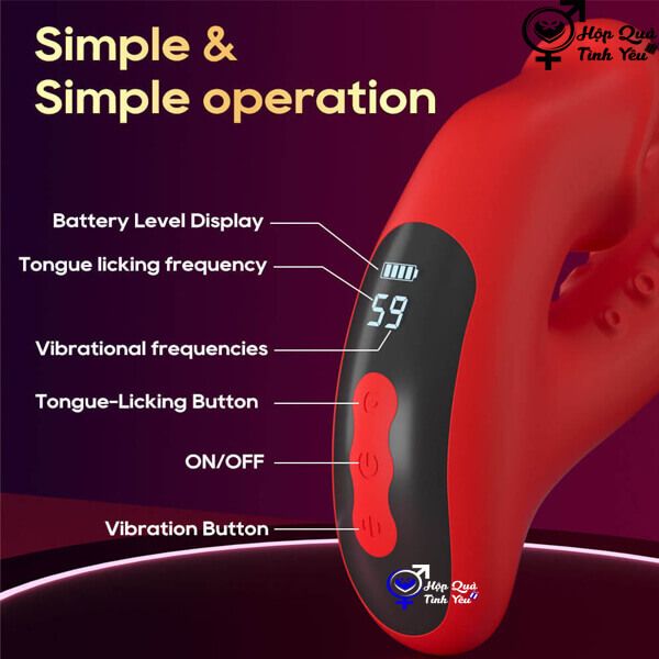  Dương vật giả cầm tay đa chức năng vibration t9 chính hãng 