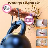  Dương vật giả gai bi có đế hít tường rung thụt nhiệt cho nữ r2 