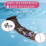  Dương vật giả hít tường da đen có bao quy đầu như thật k1 