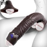  Dương vật giả hít tường da đen có bao quy đầu như thật k2 