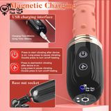  Dương vật giả hít tường điều khiển từ xa rung thụt nhiệt có bi 