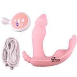  Dương vật giả mini rung 3 đầu điều khiển từ xa dùng sạc s1 