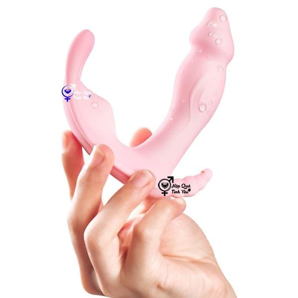  Dương vật giả mini rung 3 đầu điều khiển từ xa dùng sạc s1 