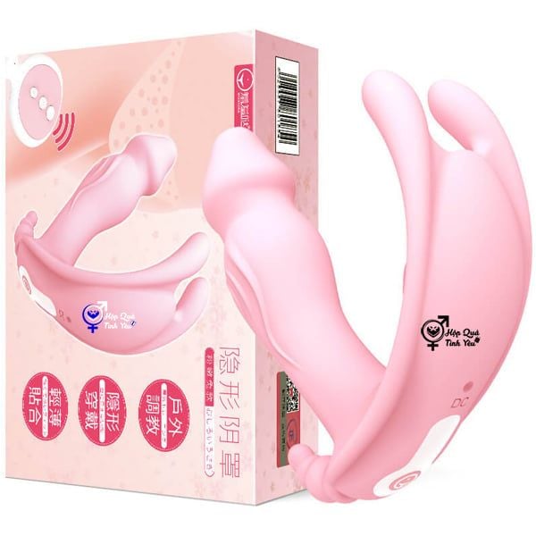  Dương vật giả mini rung 3 đầu điều khiển từ xa dùng sạc s1 