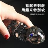  Dương vật giả trong suốt cầm tay có gai size lớn 