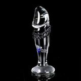  Dương vật giả trong suốt cầm tay có gai size nhỏ 