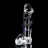  Dương vật giả trong suốt cầm tay có gai size trung 