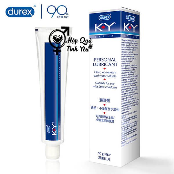 Gel bôi trơn tình dục dưỡng ẩm Durex Ky tuýp 50g giá rẻ 