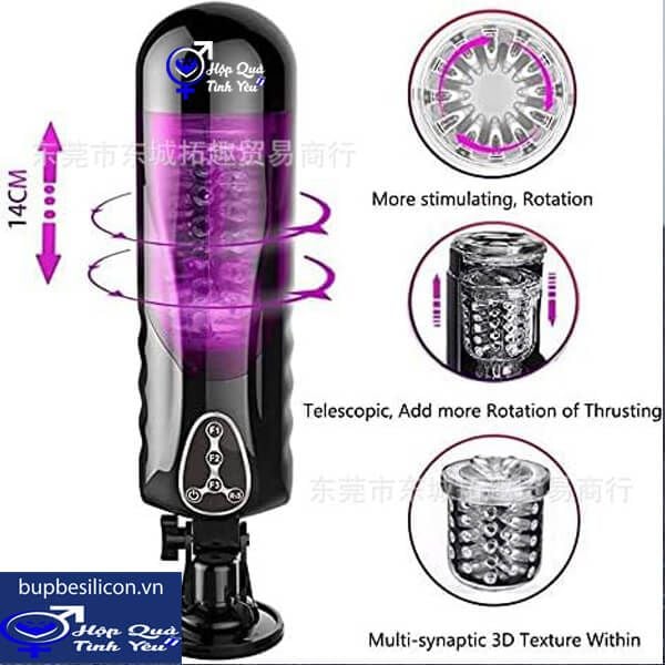  Máy bú mút cao cấp tự động rung xoay thụt Easy Love chính hãng 