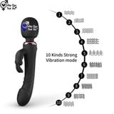  Máy rung 3 đầu cao cấp cho nữ kích thích điểm G cực mạnh 