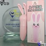  Máy rung âm đạo và điểm G hình tai thỏ giá rẻ dùng pin 