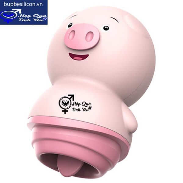  Máy rung điểm G con heo lưỡi liếm dùng app bluetooth 