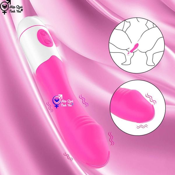  Máy rung Pattila dương vật dạng đầu khất 30 chế độ rung 