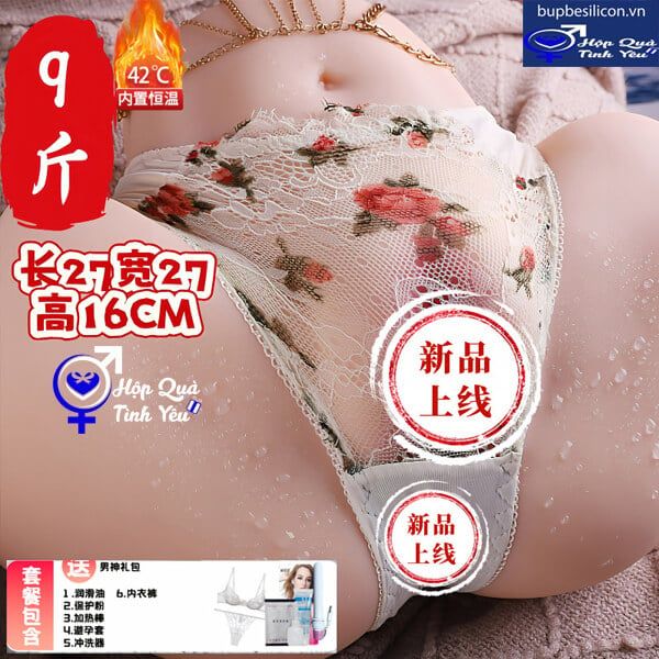  Mông giả nguyên khối nửa thân silicon cao cấp 4.5kg 
