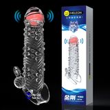  Bao cao su đôn dên Meleon đầu trơn thân bi tăng kích thước có quai đeo 