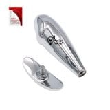  Phích cắm hậu môn inox đầu dương vật đính đá phát sáng 