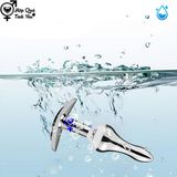  Phích cắm hậu môn inox điều khiển từ xa không dây dùng sạc sku2 