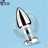  Phích cắm hậu môn inox điều khiển từ xa không dây dùng sạc sku5 