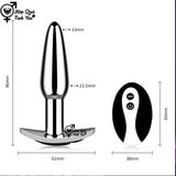  Phích cắm hậu môn inox điều khiển từ xa không dây dùng sạc sku6 