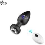  Phích cắm hậu môn silicon cao cấp remote điều khiển từ xa 