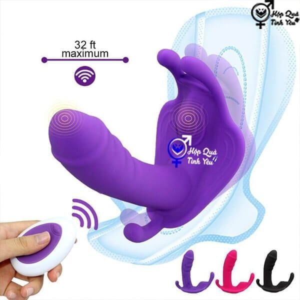  Quần chip rung Silicon 10 chế độ cực mạnh điều khiển từ xa 