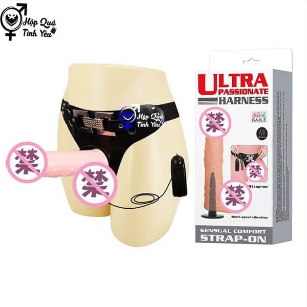  Quần dương vật giả cho les có quai đeo rung giá rẻ 