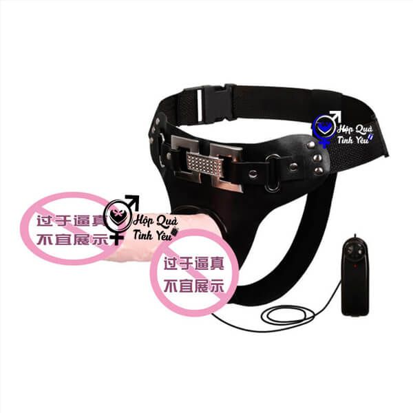  Quần dương vật giả cho les có quai đeo rung giá rẻ 