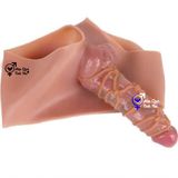  Quần dương vật giả rỗng ruột cho nam silicon cao cấp s1 