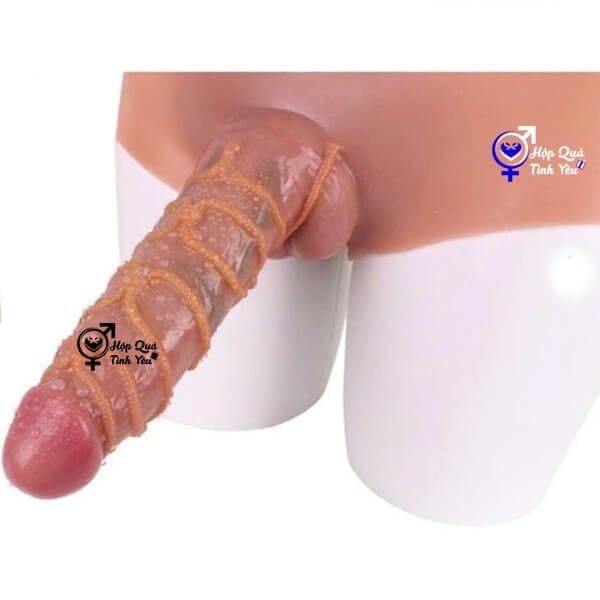  Quần dương vật giả rỗng ruột cho nam silicon cao cấp s1 