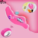  Quần lót chip rung bím massage cô bé điều khiển từ xa 12 tần số 